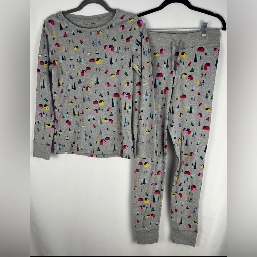 Hatley x Indigo Christmas/Holiday/Winter Themed Pajamas Women’s Small